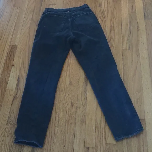 Abercrombie & Fitch Black Straight Leg Jeans Size 28/6L - Picture 7 of 11